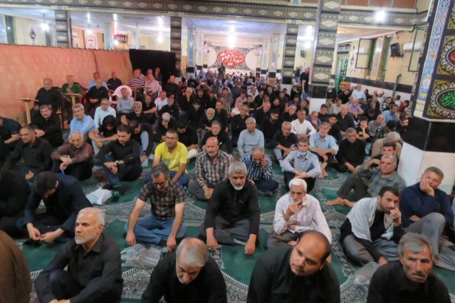 تصویر اجتماع بزرگ عزاداران و دلسوختگان حسینی شمال‌غرب شیراز