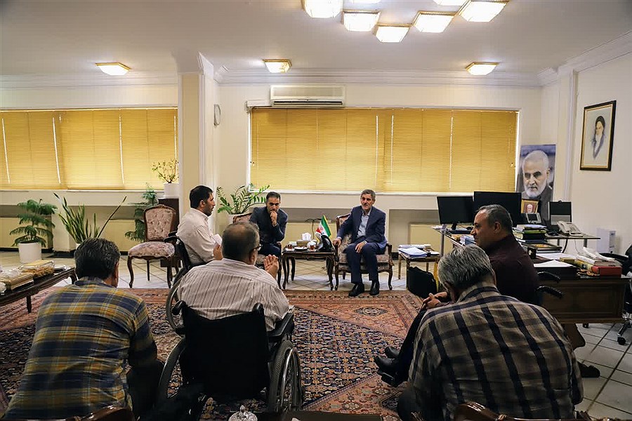 استاندار فارس با نمایندگان انجمن جانبازان ضایعه نخاعی استان دیدار کرد
