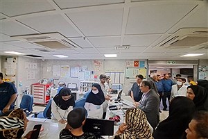 معاون پرستاری وزارت بهداشت از مراکزدرمانی شیراز بازدید کرد