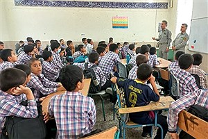 برنامه یک ساعت با محیط‌بان در مدرسه ابتدایی حافظ شهرستان مهر اجرا شد