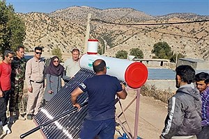 ۲۹ آبگرمکن خورشیدی در اراضی جنگلی فارس نصب و راه اندازی شد