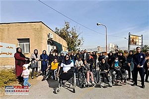 مسابقه ویلچررانی در شیراز برگزار شد