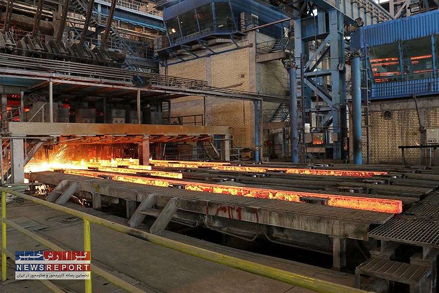 چراغ تولید آهن و فولاد غدیر ایرانیان روشن ماند