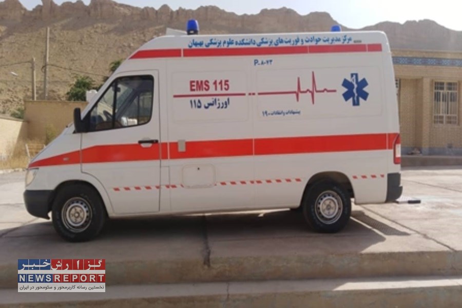 تصویر یک دستگاه آمبولانس به بیمارستان علوی مراوه تپه اختصاص یافت
