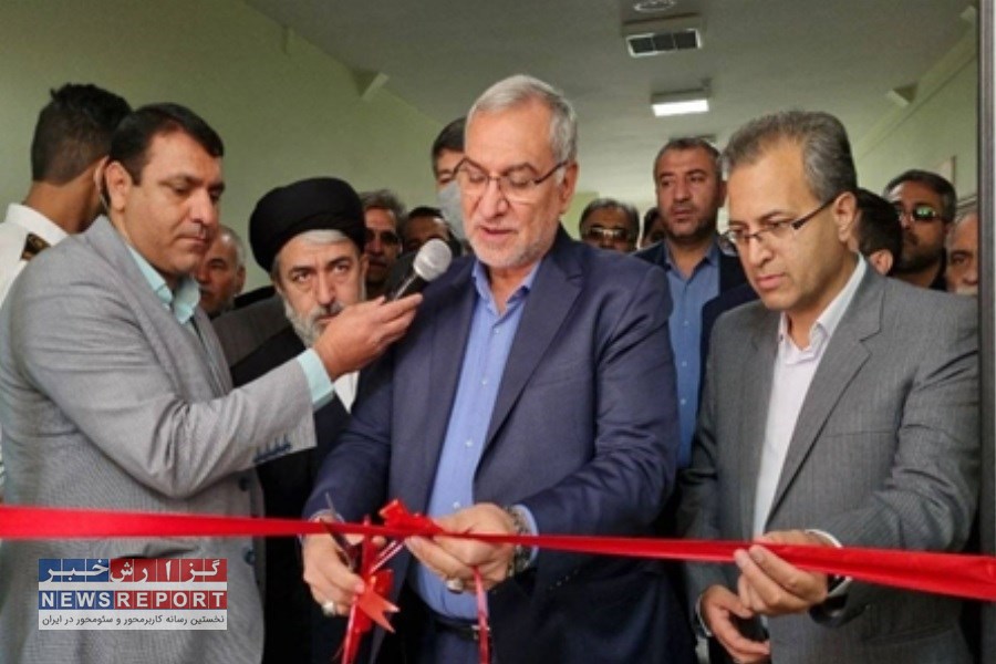 بخش داخلی بیمارستان آیت الله مدنی بجستان با حضور وزیر بهداشت افتتاح شد