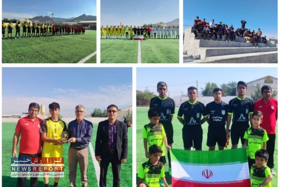 تصویر سوت مسابقات فوتبال جوانان شهرستان لامرد در ورزشگاه انقلاب به صدا درآمد