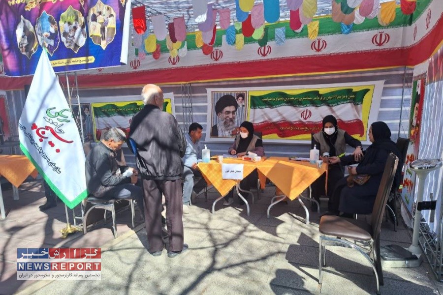 ایستگاه سنجش رایگان سلامت در دانشگاه علوم پزشکی شیراز برپا شده است