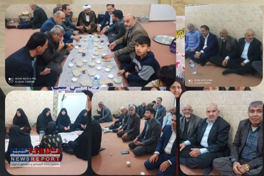 تصویر ضیافت افطاری پدران و مادران شهدا در مهر