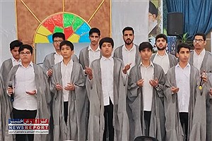 اجرای تواشیح زیبای «اسماءالحسنی» در شهرستان لامرد