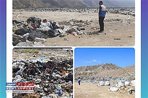 بازدید از ۷ سایت دفن زباله شهرستان مهر از سوی کارشناسان بهداشت محیط