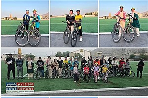 همایش دوچرخه سواری بانوان در لامرد