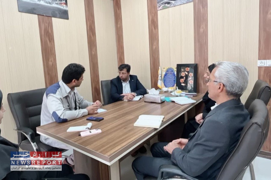 دیدار سرپرست کل بیمه کوثر استان یزد با مسئولان شرکت نوظهور کویر بافق