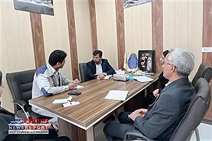دیدار سرپرست کل بیمه کوثر استان یزد با مسئولان شرکت نوظهور کویر بافق