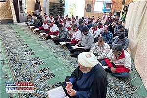 برگزاری مراسم قرائت قرآن کریم در هلال احمر فارس
