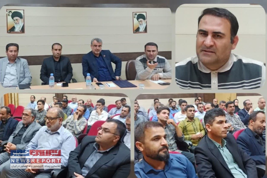 تصویر برگزاری جلسه آموزش دهیاران شهرستان مهر