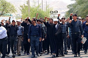 راهپیمایی جمعه‌های خشم در لامرد برگزار شد