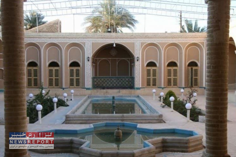 تصویر باغ تیتو بافق شاهکار معماری ایرانی