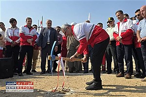 برگزاری مراسم کلنگ‌ احداث پایگاه امداد و نجات جاده‌ای خیرساز لامرد