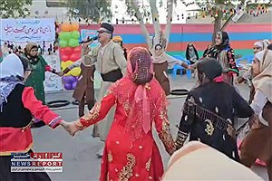 جشنواره بازی های بومی محلی در مدرسه هاجر لامرد