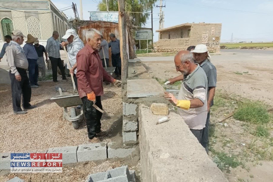 گروه جهادی رضوی خادمیاران شهرستان داراب با محوریت توسعه خدمات محرومیت زدایی و عام المنفعه