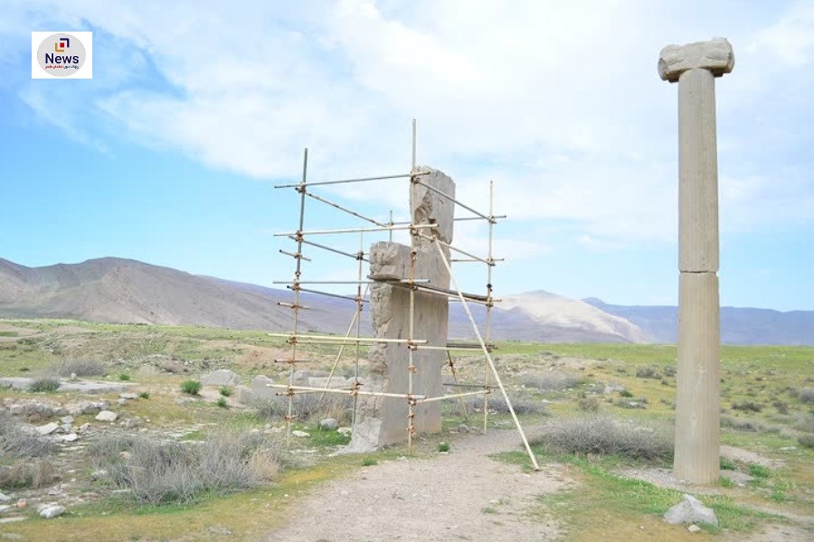 تصویر پروژه حفاظت الکترونیک و ایجاد سیستم‌های روشنایی شهر باستانی استخر اجرا می‌شود