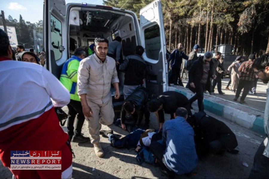 دیدار فرمانده سپاه مهر با جانباز حادثه تروریستی کرمان