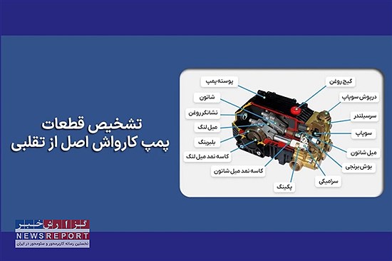 3 روش تشخیص قطعات پمپ کارواش اصل را از تقلبی