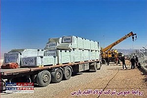 ورود متریال پوشش ساندویچ پانل به پروژه کارخانه فولاد اقلید پارس