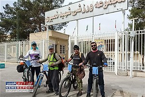 گروه سایکل توریست فارس  و دختر پیک موتوری شیراز از مشهد به شیراز برگشتند