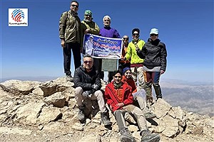 صعود گروه کوهنوردی نشاط لامرد به قله قاشمستان