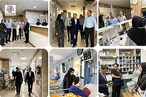 بازدید سرپرست جدید شبکه بهداشت و درمان از بیمارستان حاج محمود حاج حیدر لامرد