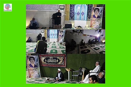 مراسم یادبود شهید مجید حسن زاده و ملاقاسم غلامی در لامرد برگزار شد