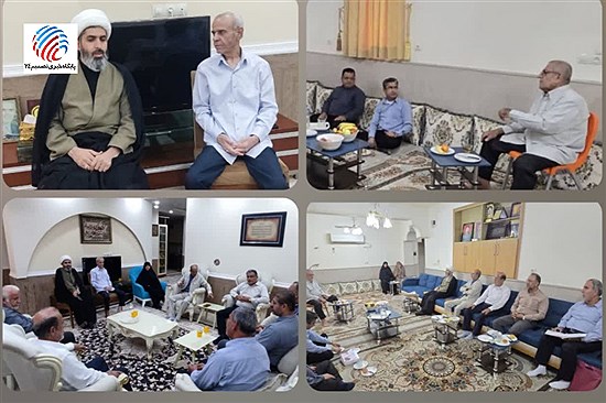 دیدار هیات امنای مجمع خیرین با دو تن از خیرین و نیک اندیشان لامرد