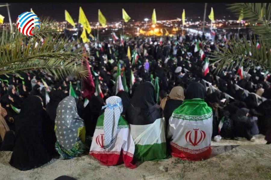 برگزاری مراسم اربعین شهدای جنگ تحمیلی سوم در لامرد با حضور مسئولان و خانواده‌های شهدا