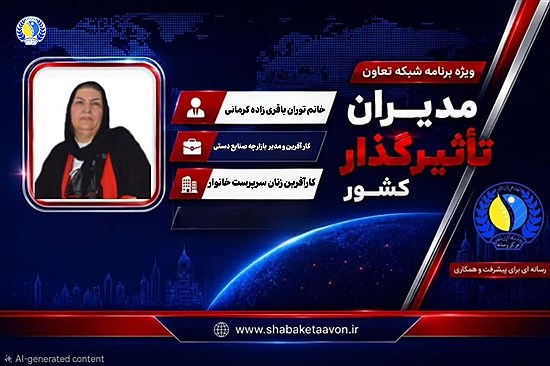گفت‌وگو با توران باقری‌ زاده کرمانی؛ از بازارچه‌های صنایع‌دستی تا توانمندی زنان سرپرست خانوار