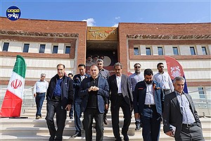 بررسی روند پیشرفت بیمارستان و ورزشگاه ۱۰ هزار نفری شهربابک با حضور مدیرعامل شرکت مس