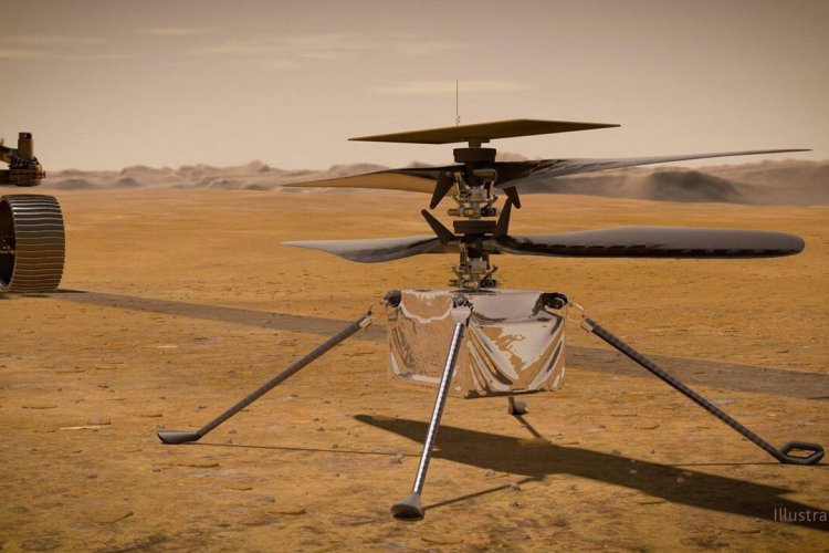 سومین پرواز هلی‌کوپتر مریخی فیلمبرداری شد