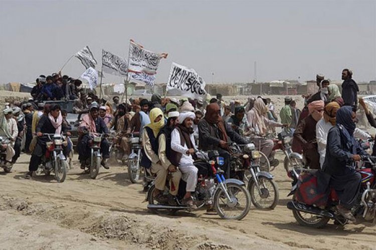 تصویر بیانیه طالبان بعد از تصرف شهرهای بزرگ افغانستان