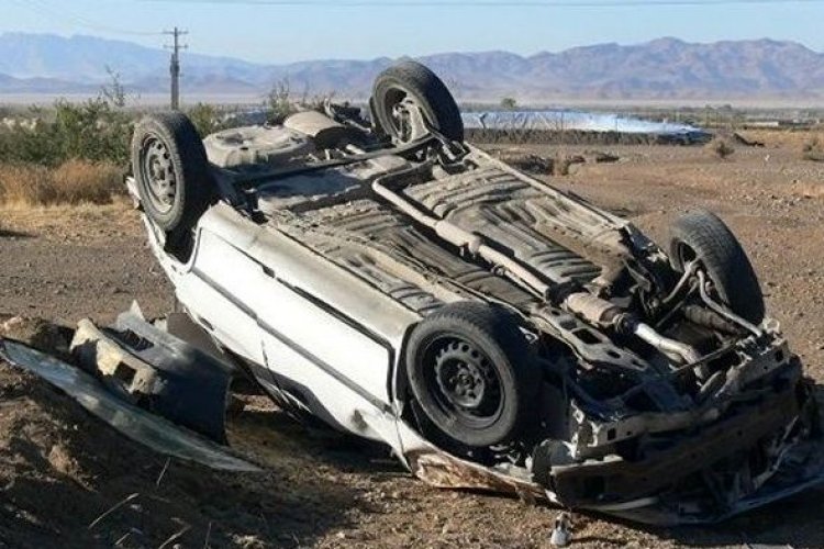 تصویر ۶ مصدوم در سانحه رانندگی جاده جهرم-قیر