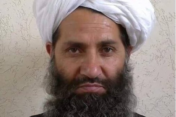 تصویر حضور رئیس طالبان در انظار عمومی برای اولین بار