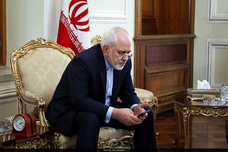 تصویر واکنش جواد ظریف به اقدامات جدید آمریکایی ها
