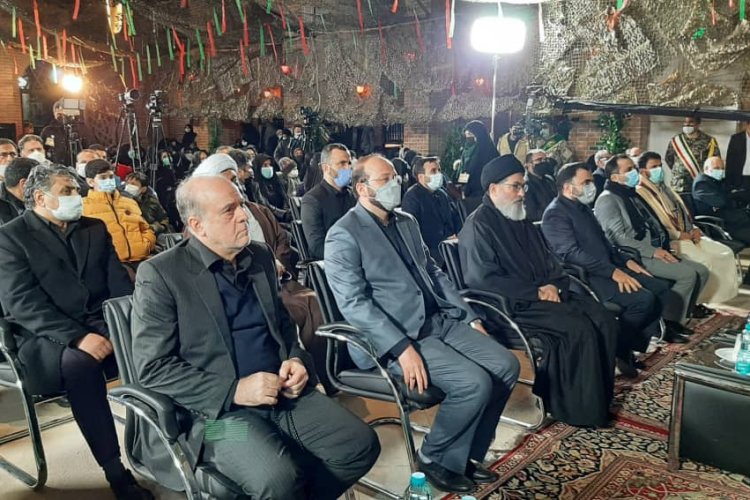 تصویر برگزاری مراسم وداع با شهدای گمنام و گرامیداشت شهدای جبهه مقاومت