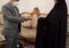 دیدار نوروزی مسئولان شرکت ملی پست با خانواده های دو شهید پستی