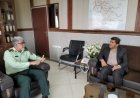دیدار مدیر عامل شرکت آب منطقه ای با فرمانده انتظامی استان فارس