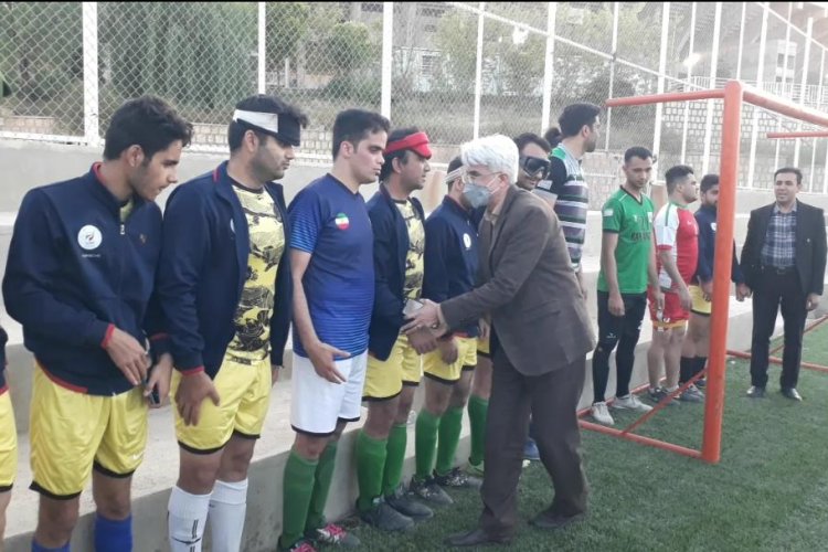 تصویر برگزاری سومین مرحله اردوی آماده‌سازی تیم ملی فوتبال نابینایان و کم بینایان در شیراز