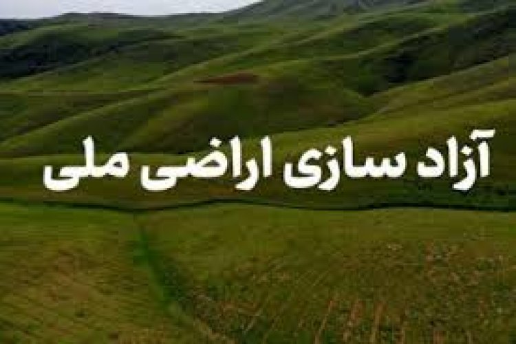 تصویر آزاد‌سازی ۵۰ هکتار از اراضی ملی بخش جویم شهرستان لارستان از دست متصرفان