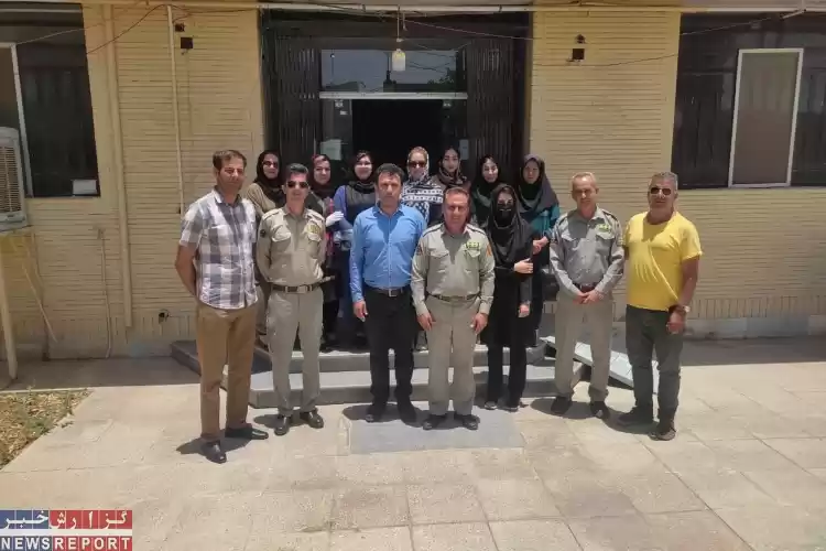 دیدار اعضای قرارگاه فرماندهی طبیعت با کارکنان محیط زیست فیروزآباد