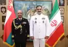 دیدار فرمانده نیروی دریایی ارتش با همتای عمانی خود