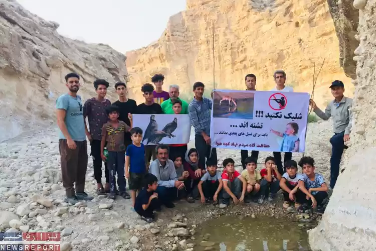 برنامه یک روزه محیط زیستی برای عشایر روستای گلدشت لامرد