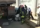 نجات معجزه آسای سه سرنشین در تصادف هولناک خودروی سواری با کامیون